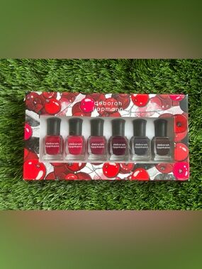Deborah Lippmann Red & Berry Nail Lacquer from the very berry colle Set - 6 Pack